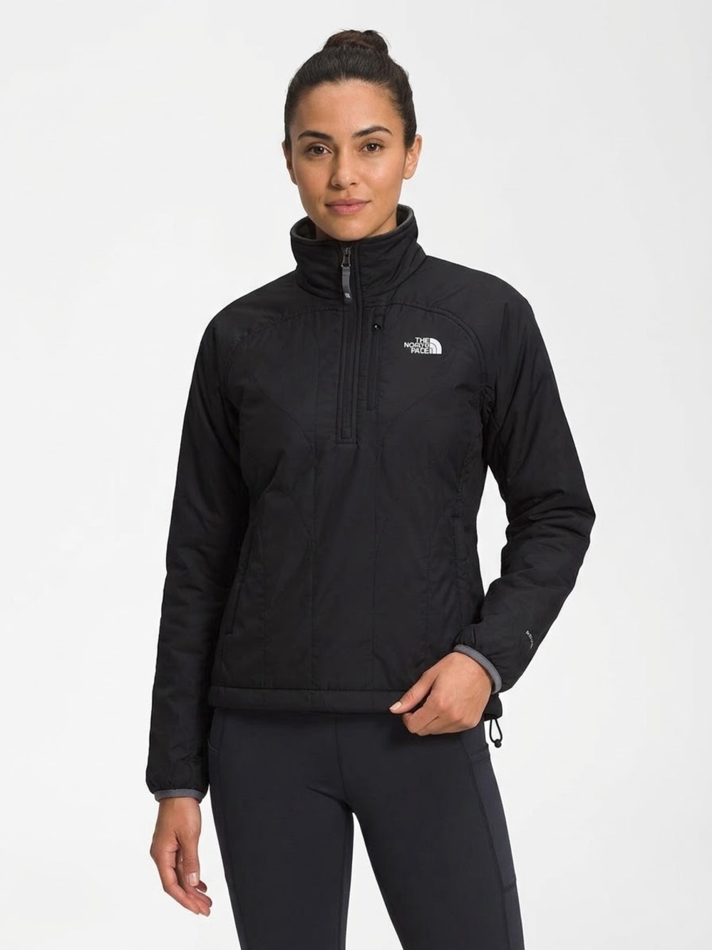 The North Face Fleece Lined Mock Neck Quarter Zip Gorpcore Athleisure Comfort